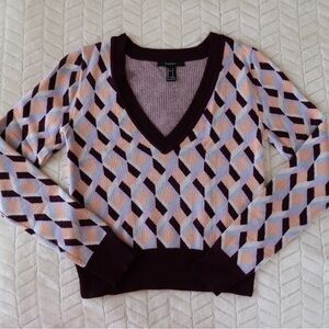 Forever 21 patterned knitted sweater